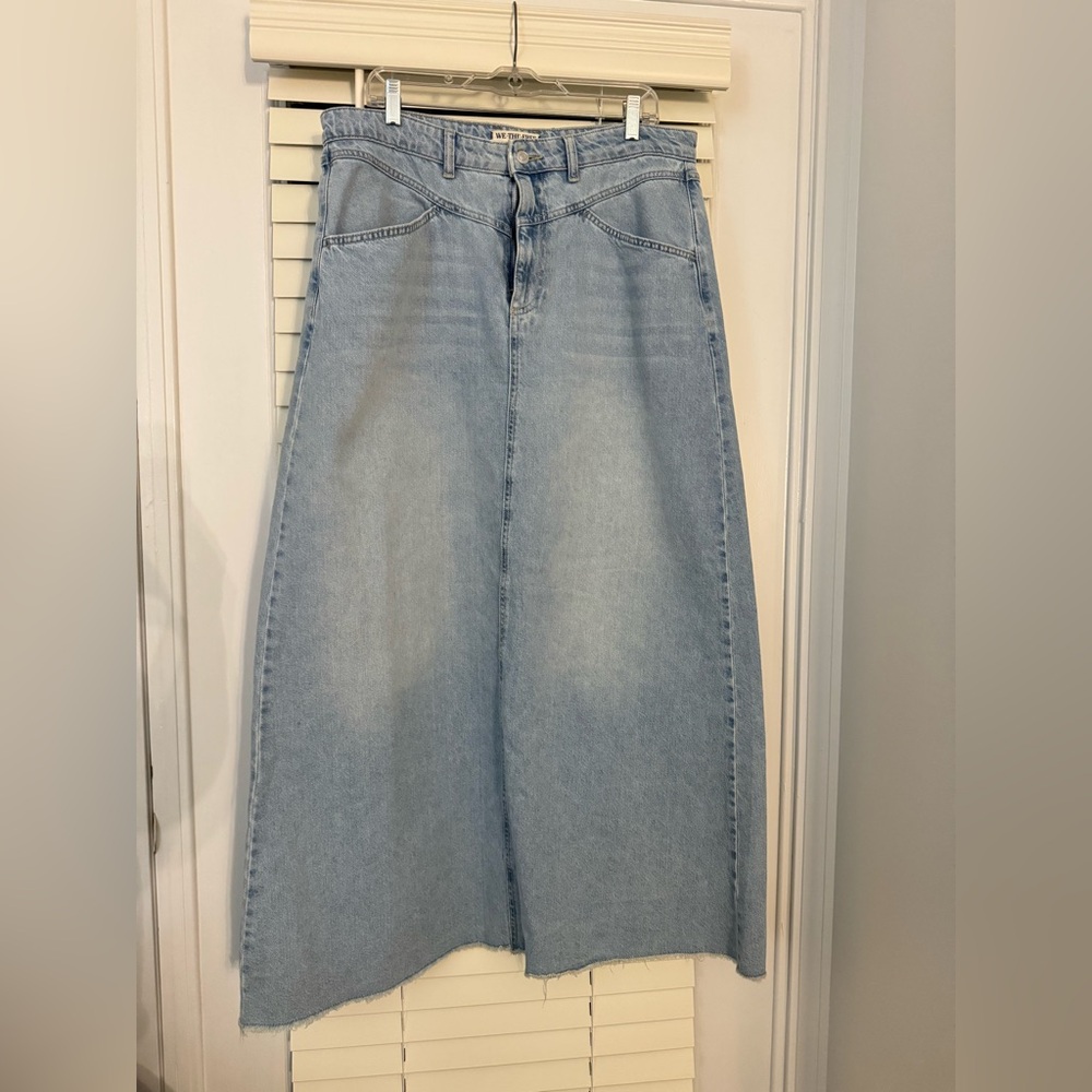 We the Free Come as you Are denim maxi skirt - Free People 14 - Final Price!